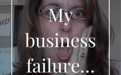 My business failure…